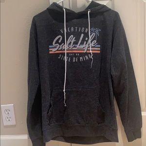 Salt Life greyish black hoodie